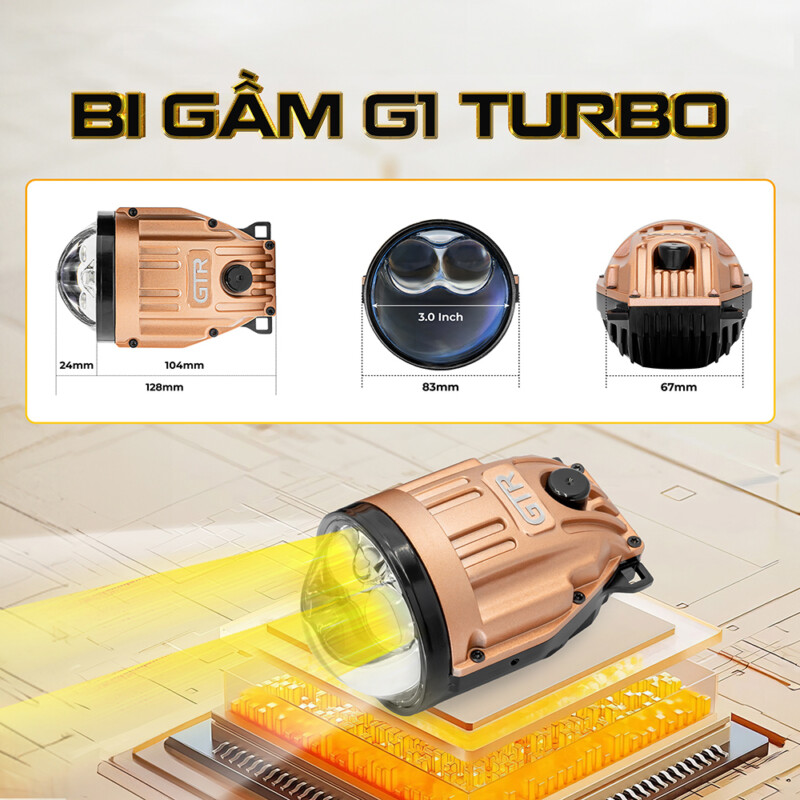 Bi gầm GTR G1 Turbo bi gam gtr g1 turbo 2