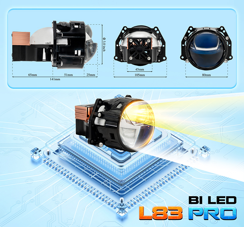Bi led Henvvei L83 Pro kich thuoc 1