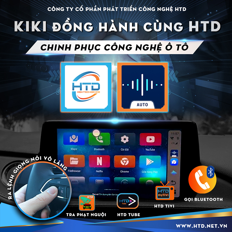 android box cho o to htd d12s premium 4