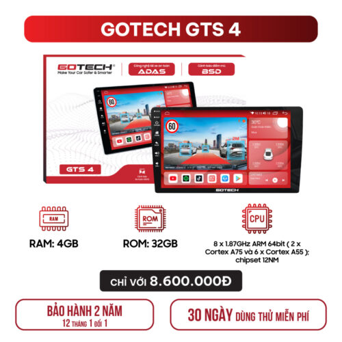 man hinh o to thong minh gotech gts4