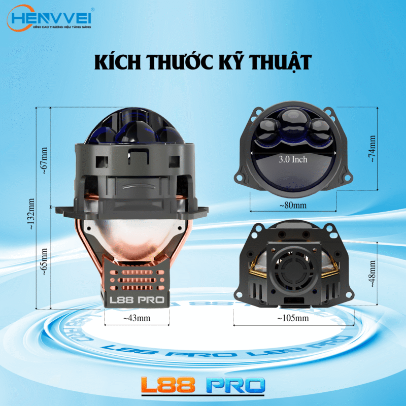 Bi led Henvvei L88 Pro 9