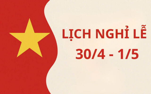 lich nghi le 30 4 2025