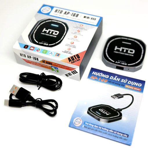 Android Box Ô Tô Mini AP168 – Nâng Cấp Giải Trí Thông Minh Không Cần Thay Màn Hình