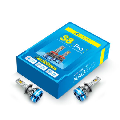 2T Việt Nam Auto - Camera 360 dct, màn hình android, độ đèn xe ô tô, dán phim cách nhiệt, phụ kiện đồ chơi xe hơi Alternative view of Bóng LED NaoEvo S8 Pro 4300K