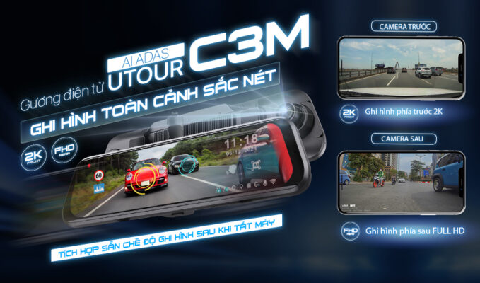 camera guong c3m ghi hinh tron ven