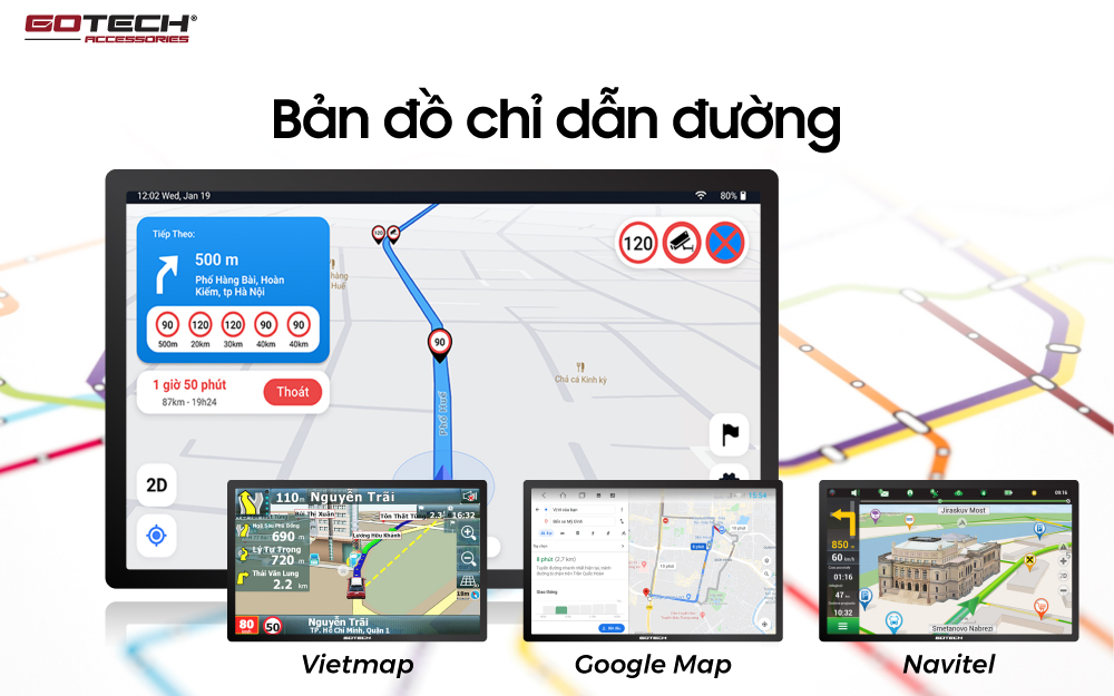 man hinh gotech gt 11 5i tich hop ban do