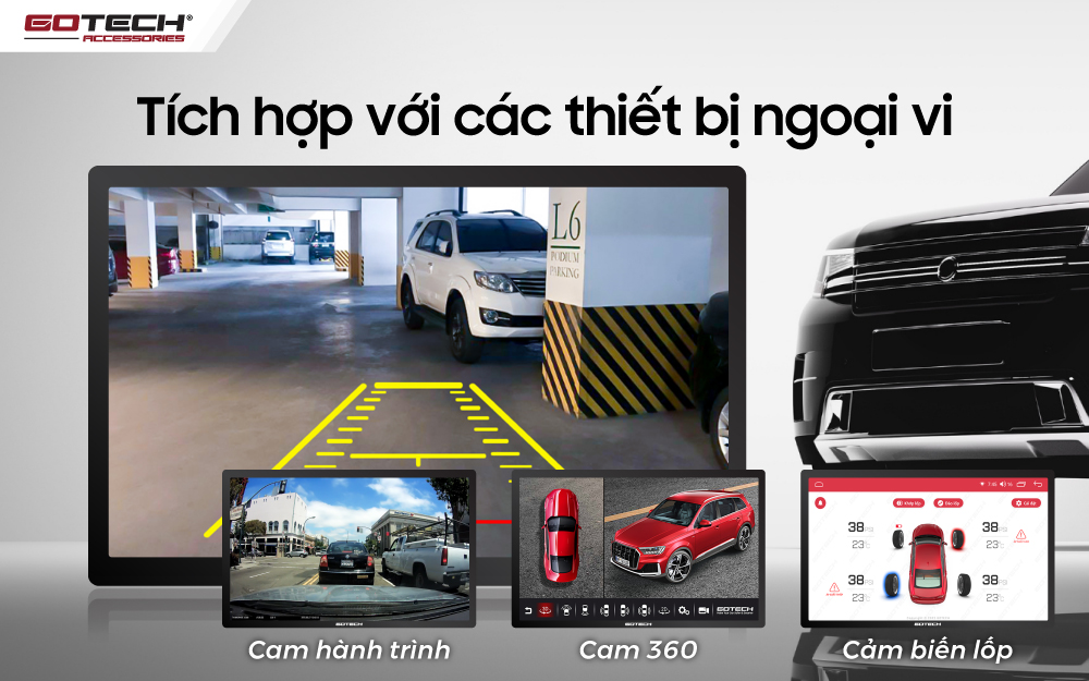man hinh gotech gt 11 5i tich hop cac thiet bi ngoai vi