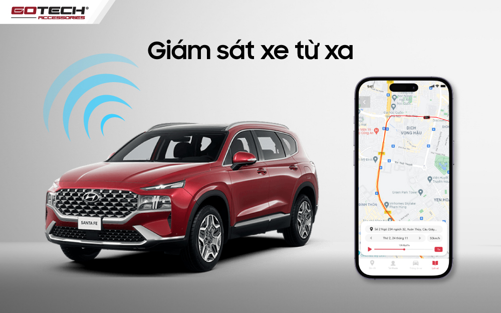 man hinh o to gotech gt11 5i 360 giam sat xe tu