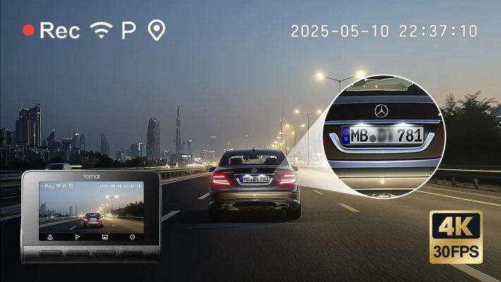 Camera hành trình 70mai A800SE 4K HDR – Lựa chọn hoàn hảo cho hành trình an toàn 70mai A800SE ghi hinh 4K voi HDR