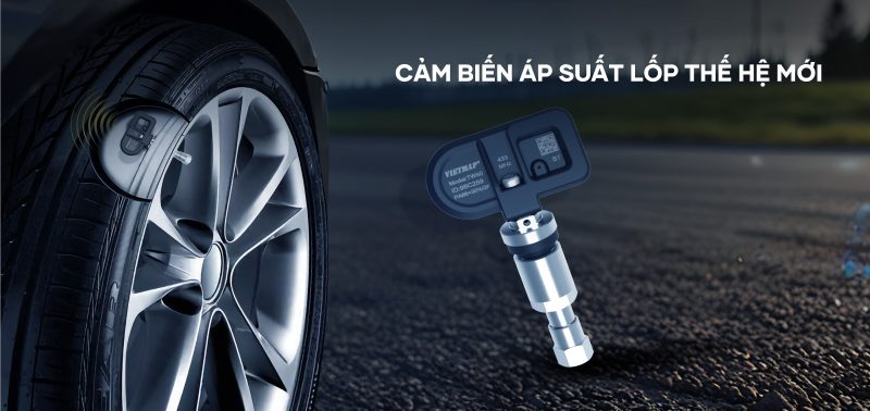 Bộ cảm biến áp suất lốp VIETMAP TW50 Bộ cảm biến áp suất lốp VIETMAP TW50