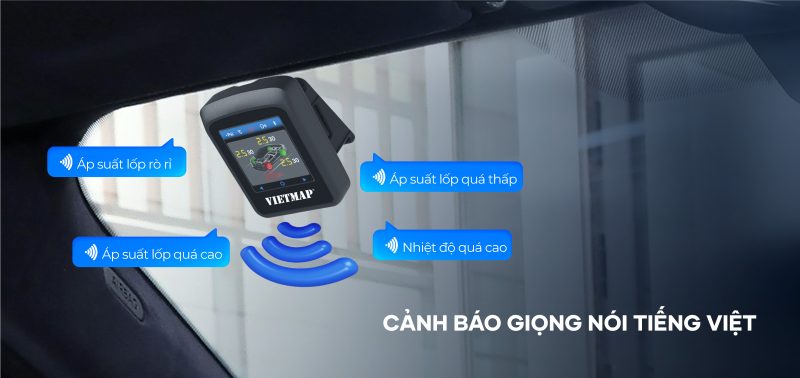 Bộ cảm biến áp suất lốp VIETMAP TW50 bo cam bien ap suat lop vietmap tw50 5