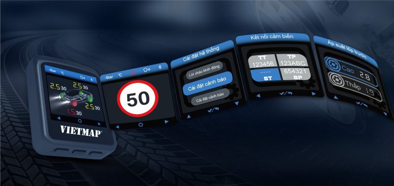Bộ cảm biến áp suất lốp VIETMAP TW50 bo cam bien ap suat lop vietmap tw50 6