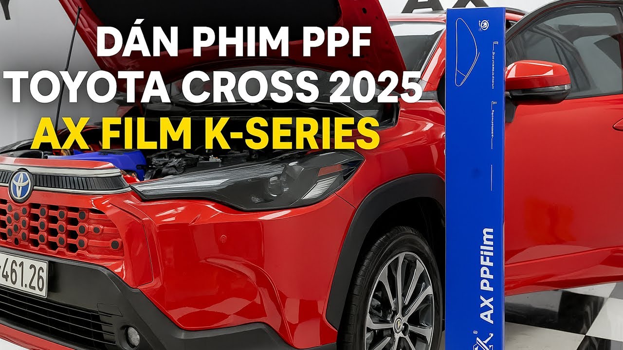 Dán Phim PPF Cho Toyota Corolla Cross Với AX Film K Series – Bảo Vệ Sơn Xe Chuẩn Chất Cao Cấp Dán Phim PPF Cho Toyota Corolla Cross Với AX Film