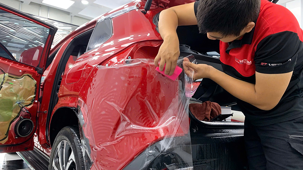 Dán Phim PPF Cho Toyota Corolla Cross Với AX Film K Series – Bảo Vệ Sơn Xe Chuẩn Chất Cao Cấp dan phim ppf cho toyota corolla cross 3