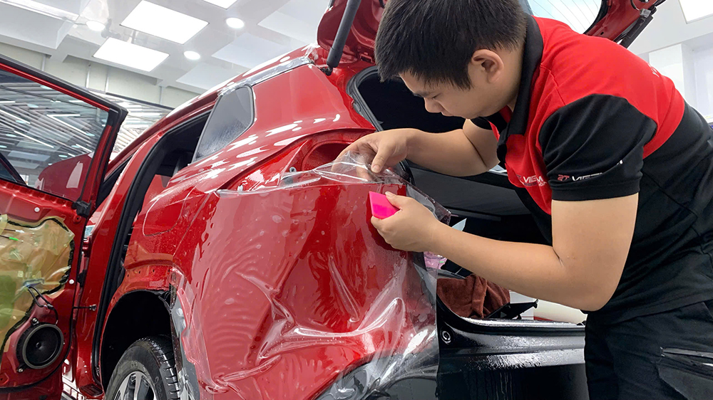 Dán Phim PPF Cho Toyota Corolla Cross Với AX Film K Series – Bảo Vệ Sơn Xe Chuẩn Chất Cao Cấp dan phim ppf cho toyota corolla cross 4