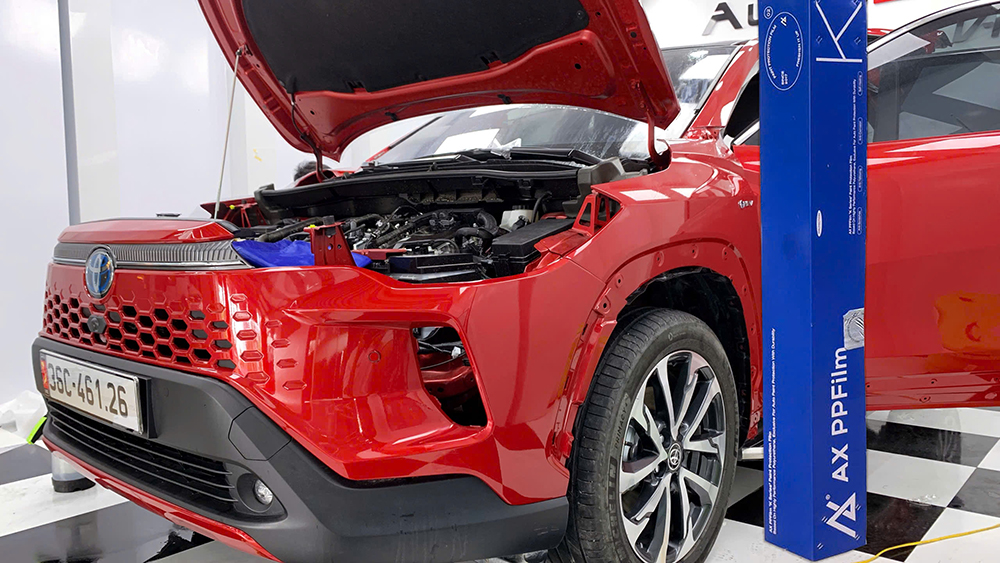 Dán Phim PPF Cho Toyota Corolla Cross Với AX Film K Series – Bảo Vệ Sơn Xe Chuẩn Chất Cao Cấp dan phim ppf cho toyota corolla cross