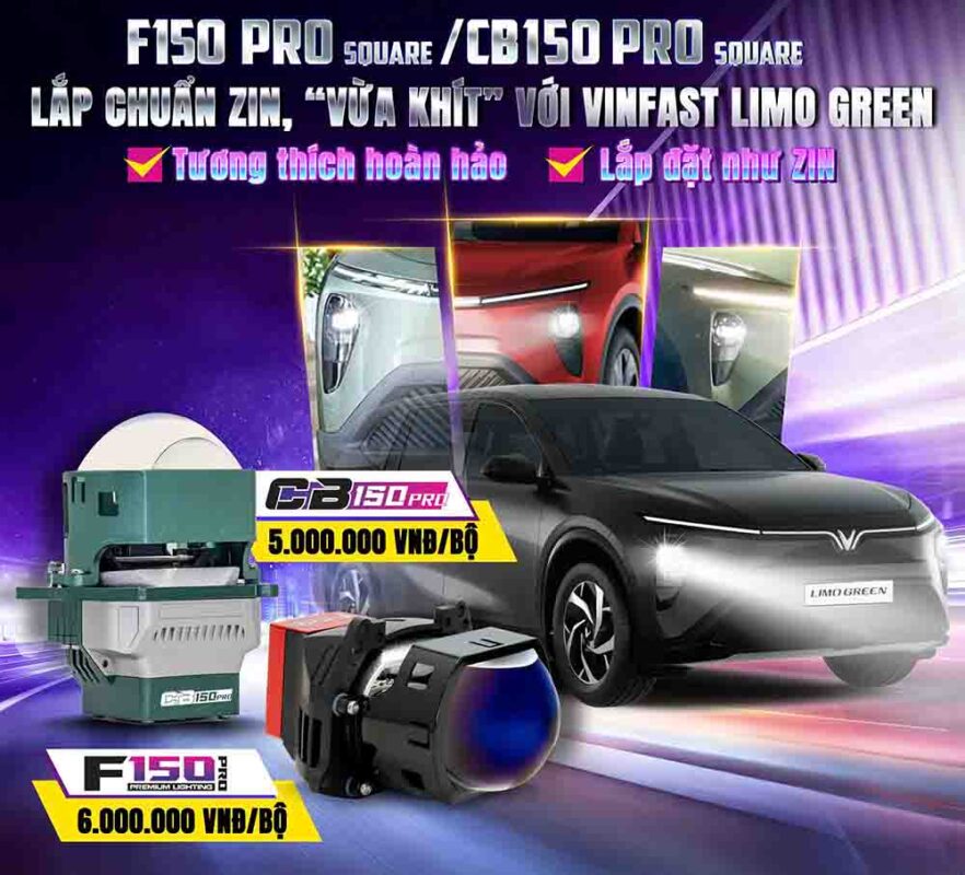 do den cho vinfast limo green