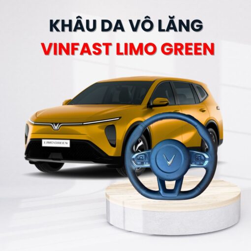Khâu Da Vô Lăng VinFast Limo Green