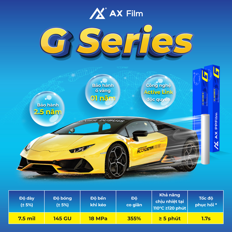 AX PPF G Series – Giải Pháp Bảo Vệ Sơn Xe Tối Ưu, Chi Phí Hợp Lý AX PPF G Series – Giải Pháp Bảo Vệ Sơn Xe Tối Ưu, Chi Phí Hợp Lý