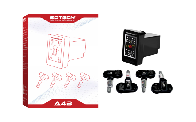 Cảm biến áp suất lốp Gotech A4B – Giải pháp giám sát lốp thông minh, an toàn cho ô tô
