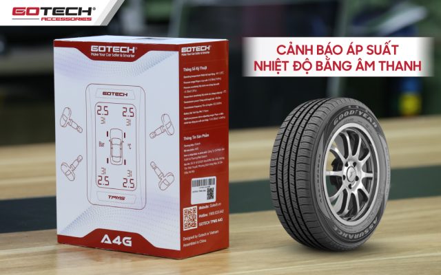 Cảm biến áp suất lốp Gotech A4G – Trợ lý giám sát lốp xe thông minh cam bien ap suat lop gotech a4g 1