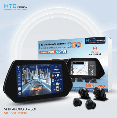2T Việt Nam Auto - Camera 360 dct, màn hình android, độ đèn xe ô tô, dán phim cách nhiệt, phụ kiện đồ chơi xe hơi Alternative view of Bộ chuyển đổi màn hình Android MHU VF5 PRO