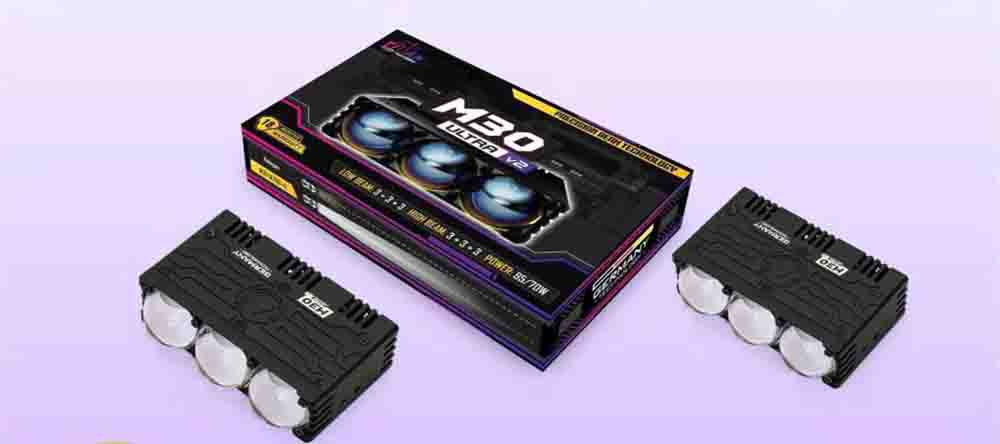 Đèn trợ sáng Titan Moto M30 Ultra V2