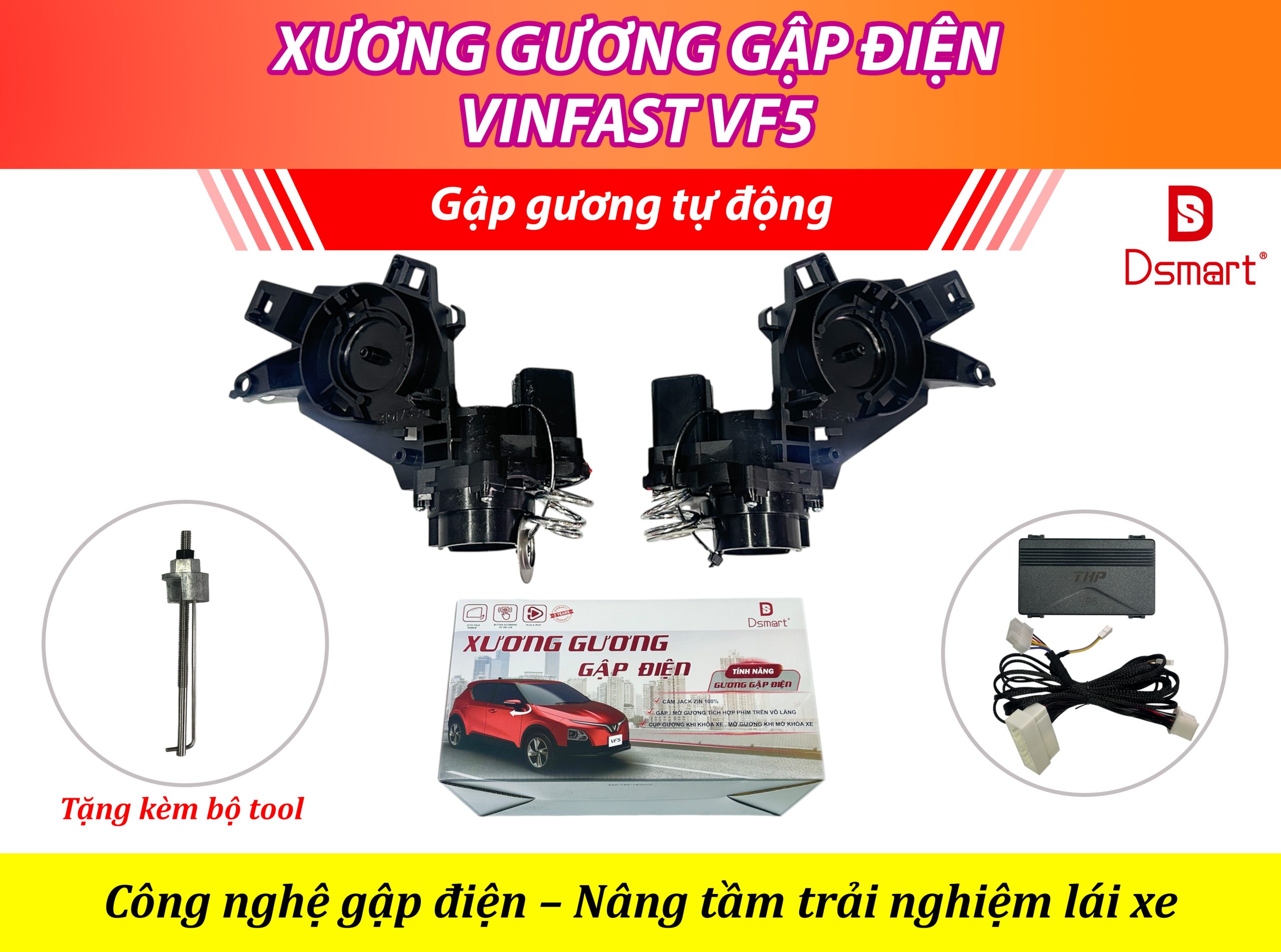 Xương Gương Gập Điện Vinfast VF5