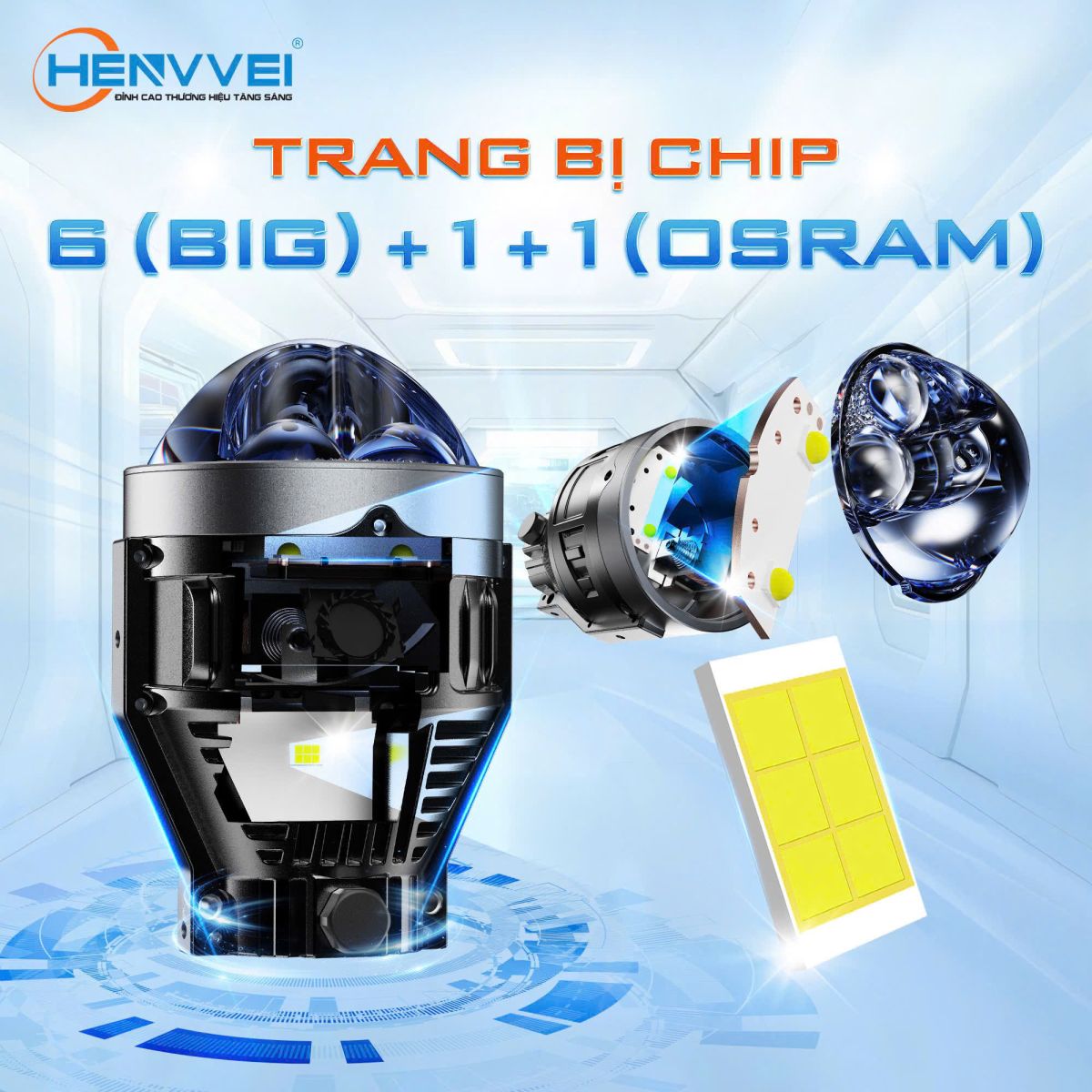 Bi Gầm HENVVEI GT-PRO – Nâng Tầm Ánh Sáng, An Toàn Tối Ưu Cho Ô Tô bi gam henvvei gt pro 4
