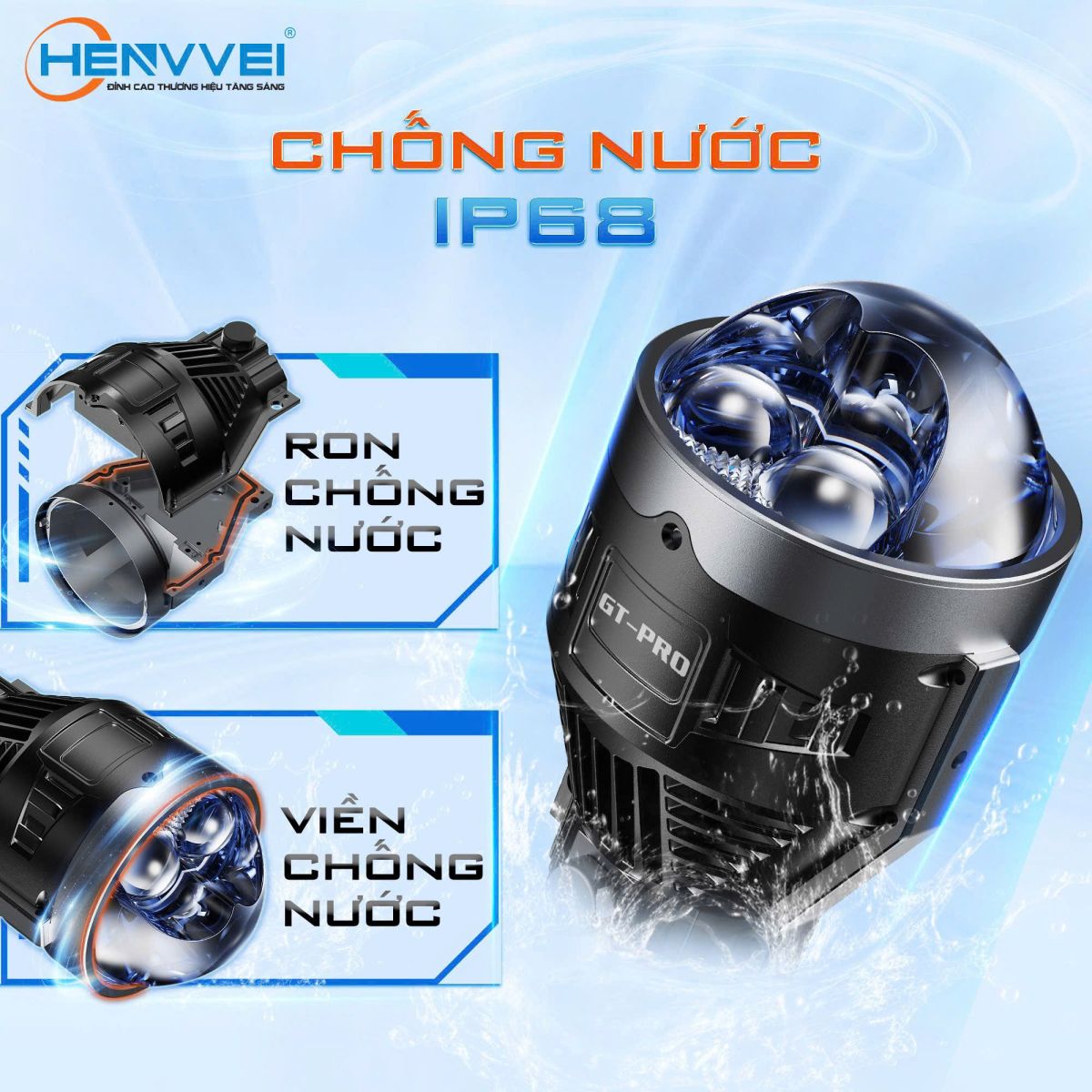 Bi Gầm HENVVEI GT-PRO – Nâng Tầm Ánh Sáng, An Toàn Tối Ưu Cho Ô Tô bi gam henvvei gt pro 5