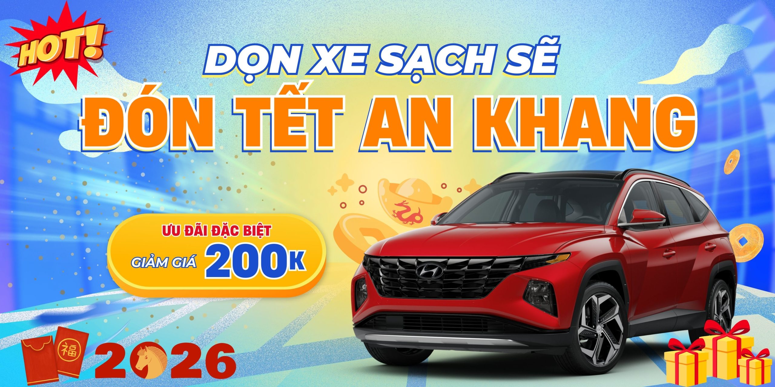 Chăm Sóc Xe Đón Tết