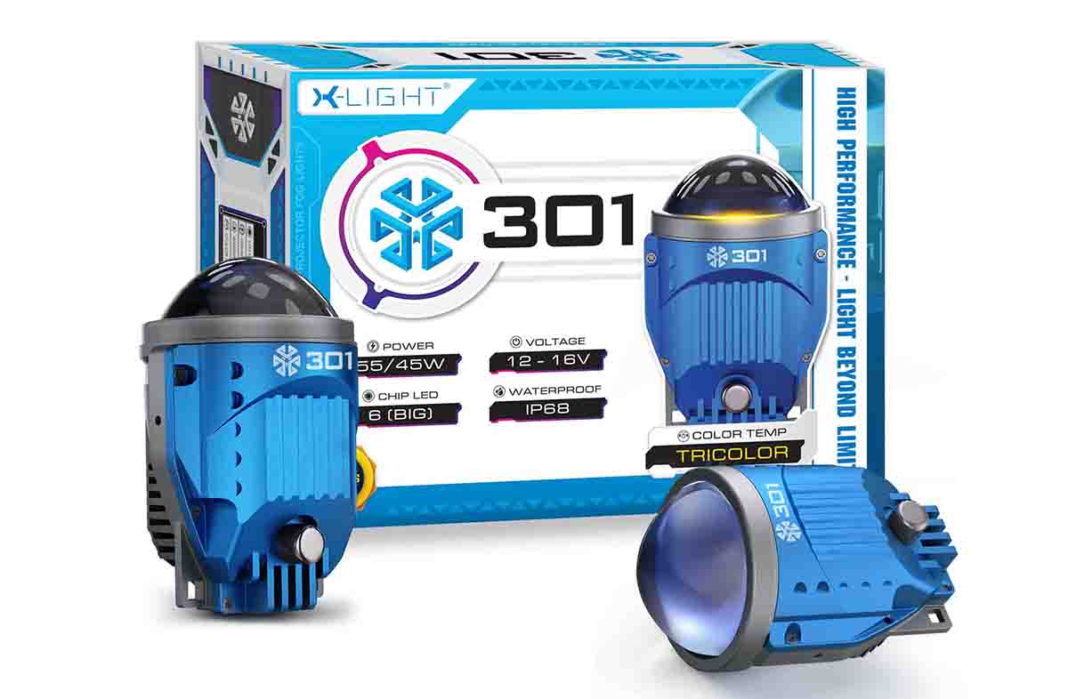 Đèn Bi Gầm X-Light 301 V2 – Công Nghệ 3 Nhiệt Màu Đỉnh Cao