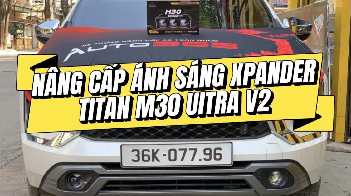 nang cap anh sang cho xpander 2025 voi den tro sang titan m30 ultra v2 7