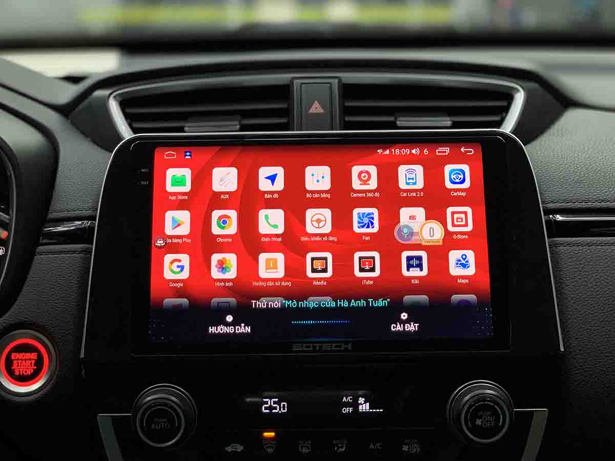 man hinh android gotech gt 2k 360 cho honda crv 6