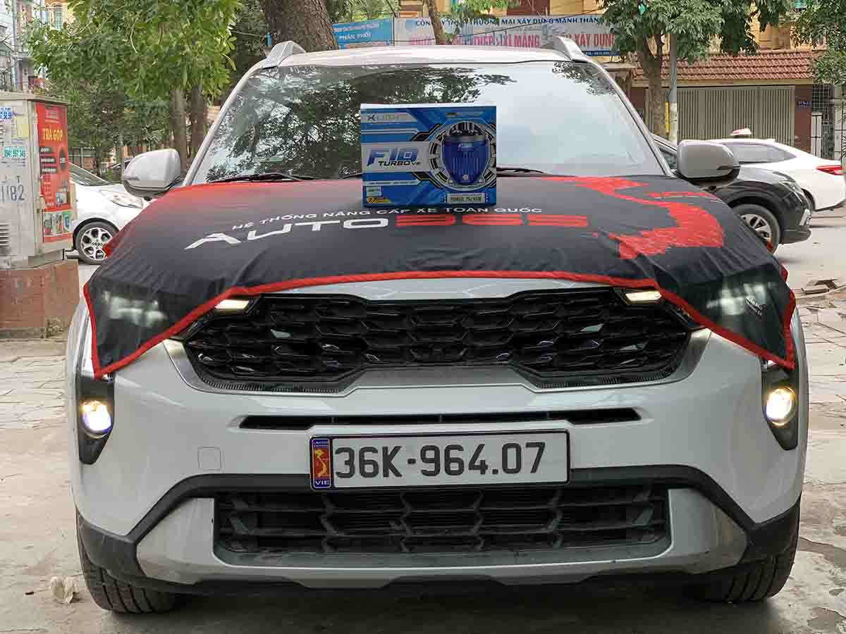 Nâng Cấp Ánh Sáng Cho Kia Sonet 2024 Với Bi Gầm F10 Turbo V2