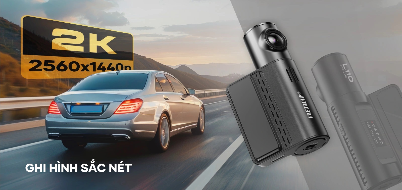 Camera Hành Trình Gương Vietmap L110 4G