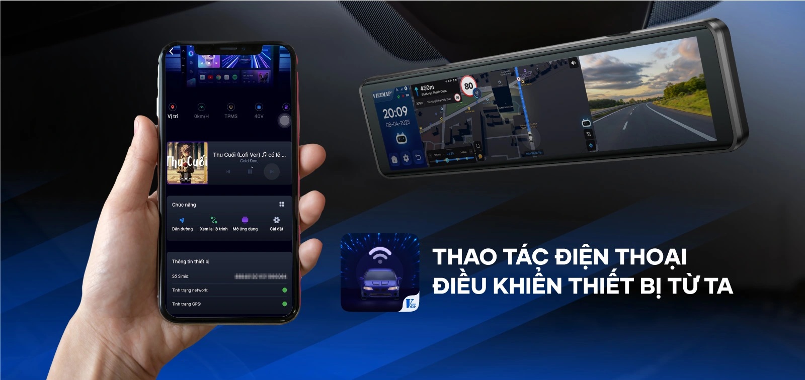 Camera Hành Trình Vietmap V740 – Ghi Hình Sắc Nét, Cảnh Báo Giao Thông Chính Xác camera hanh trinh vietmap v740 3