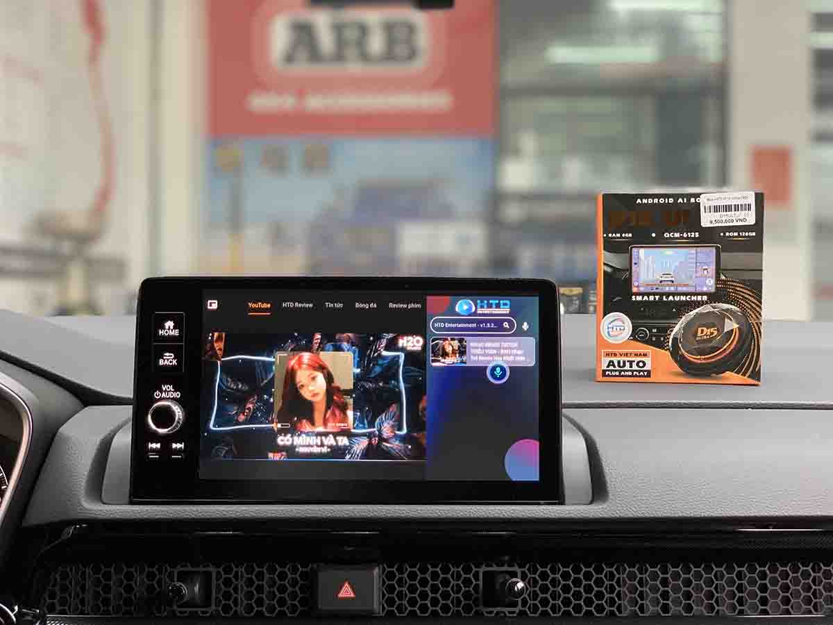 lap android box htd d15 ultra cho crv 2025 8