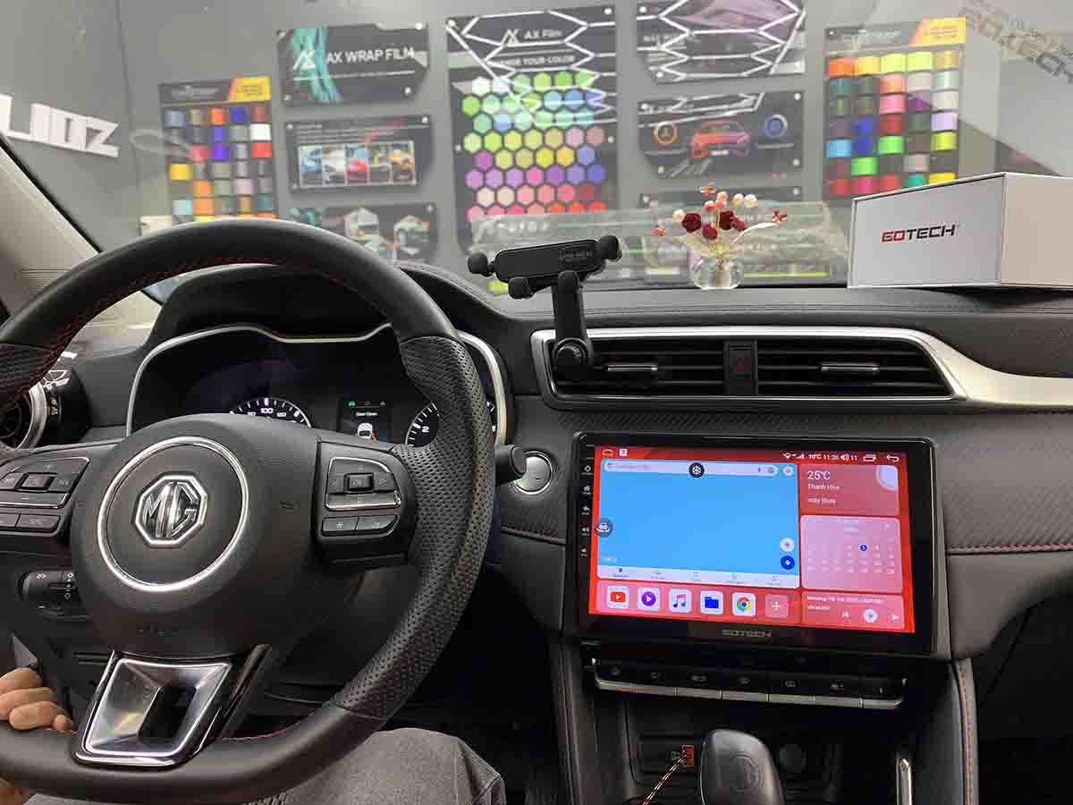 Nâng Cấp Màn Hình Liền Camera 360 Gotech G360 Cho MG ZS