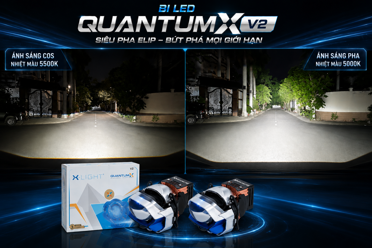 bi led x light quantum x v2 4