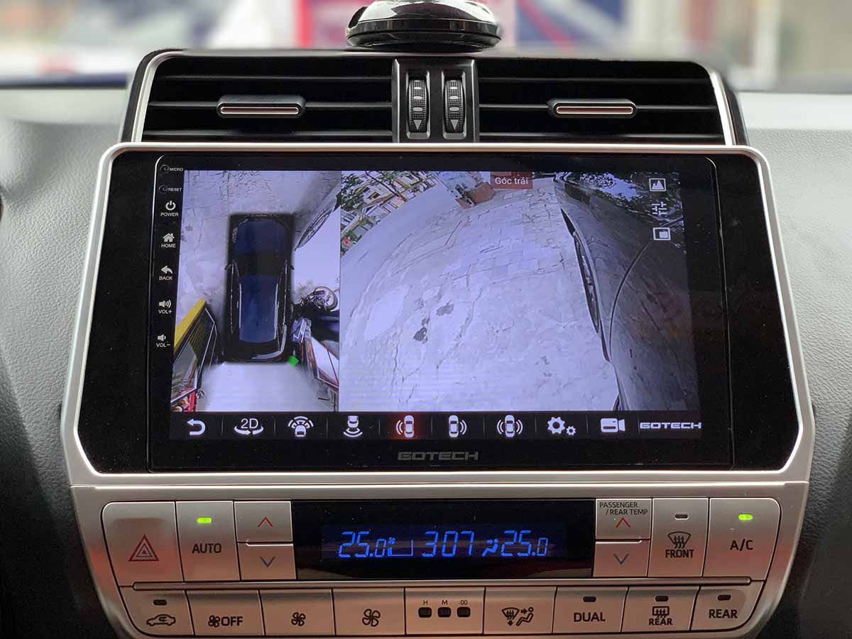 lap man hinh android gotech g360 cho toyota prado 10