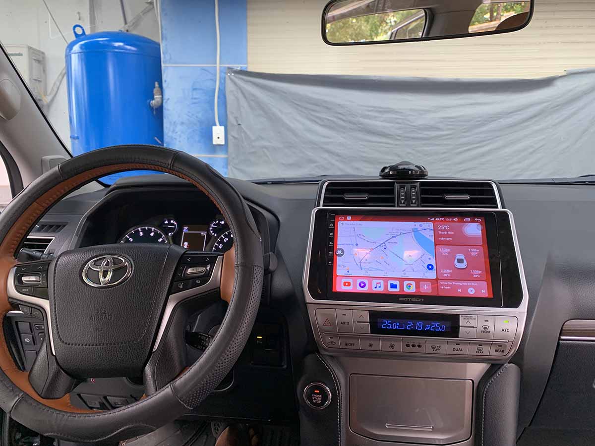 lap man hinh android gotech g360 cho toyota prado 2