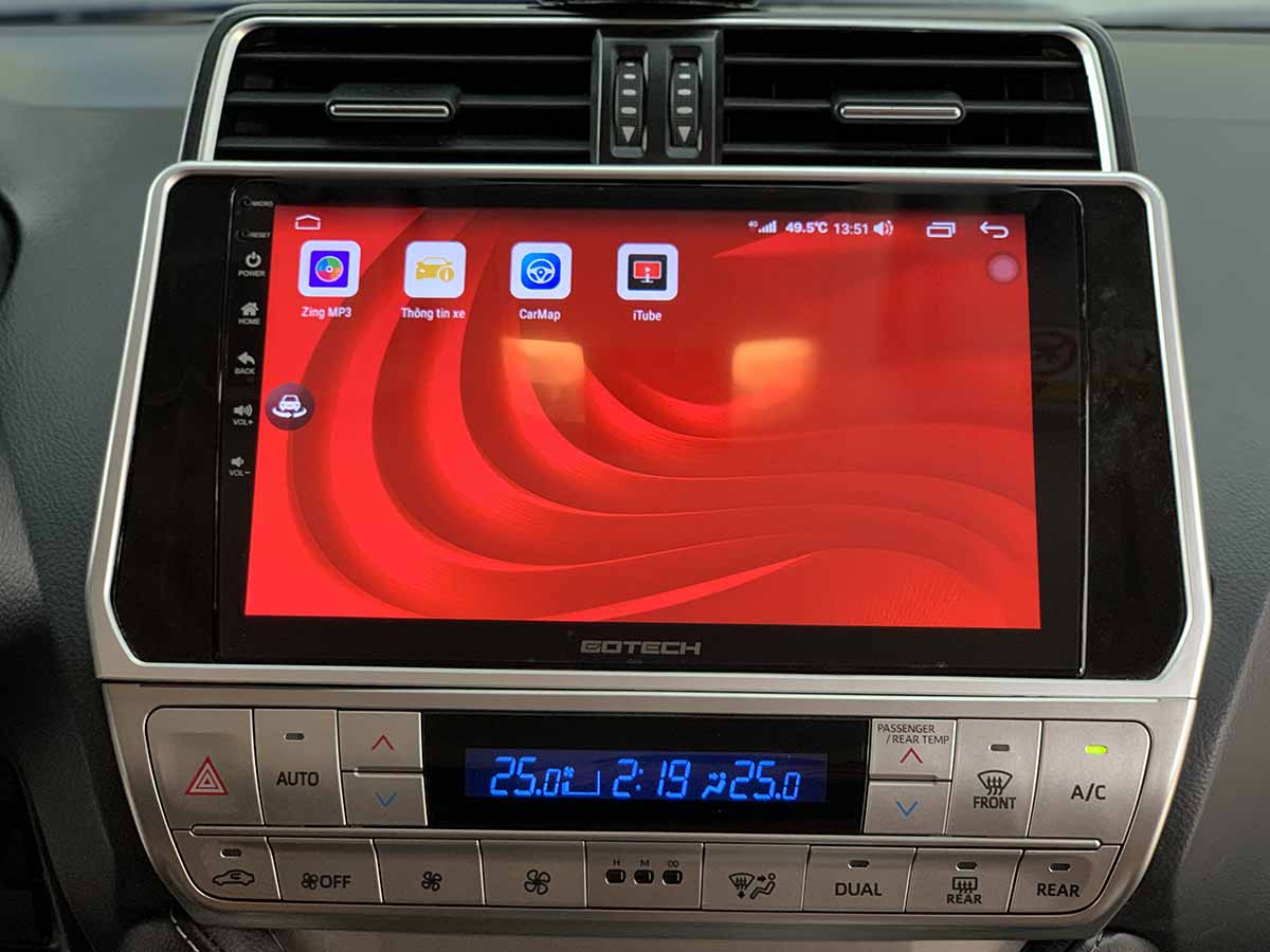 lap man hinh android gotech g360 cho toyota prado 4