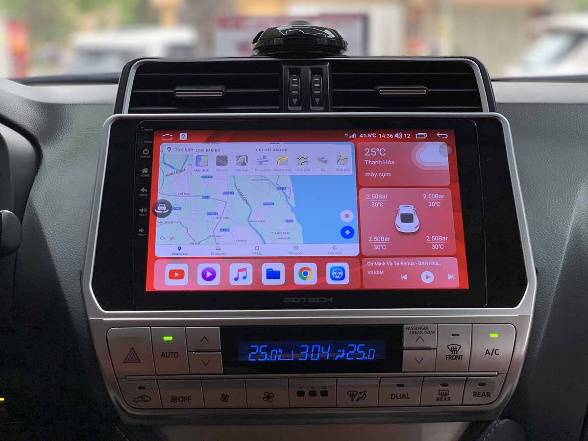 lap man hinh android gotech g360 cho toyota prado 5