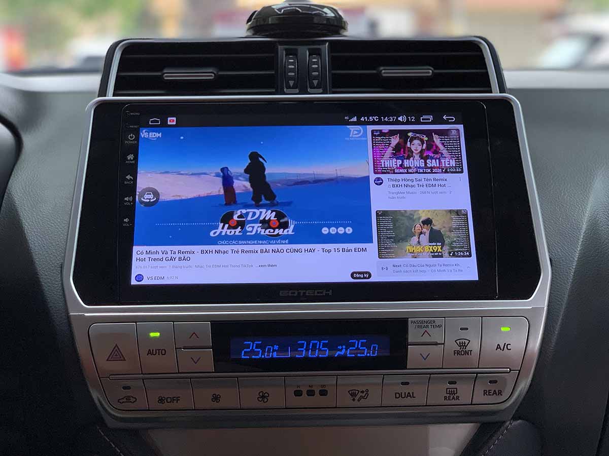 lap man hinh android gotech g360 cho toyota prado 7