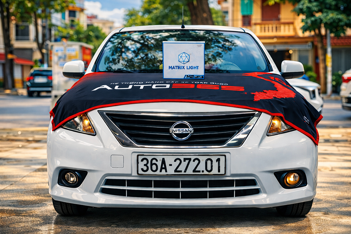 Nâng Cấp Ánh Sáng Nissan Sunny Với Bi LED Maxtri Light M2 Plus – Giải pháp cải thiện tầm nhìn và an toàn khi lái xe ban đêm Nâng Cấp Ánh Sáng Nissan Sunny Với Bi LED Maxtri Light M2 Plus