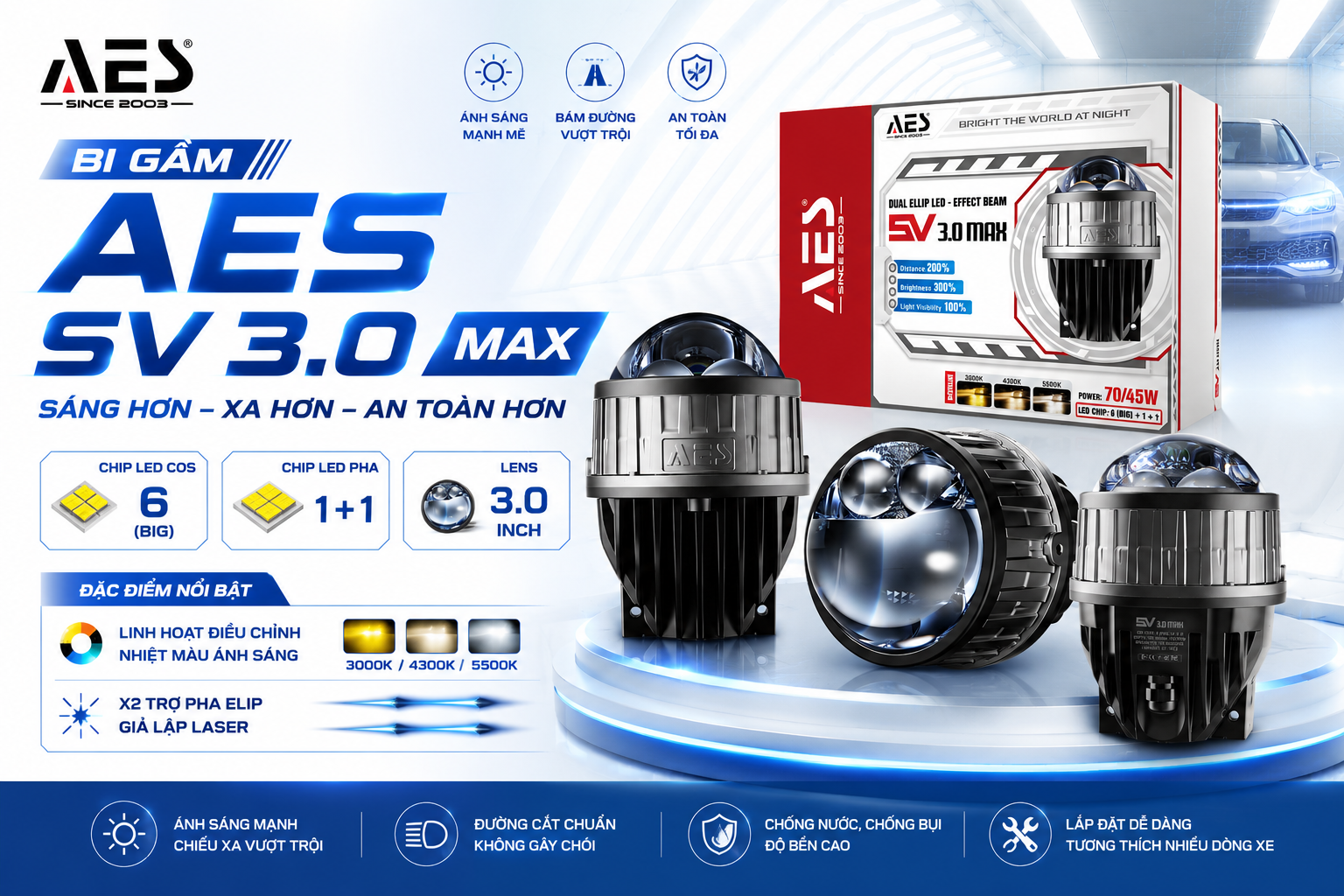 BI GẦM AES SV 3.0 MAX