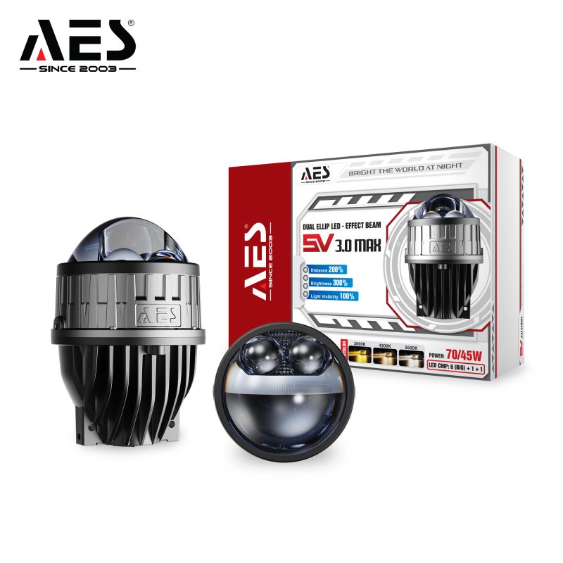 BI GẦM AES SV 3.0 MAX – Nâng Cấp Ánh Sáng Gầm Xe Đẳng Cấp, Hiệu Năng Vượt Trội