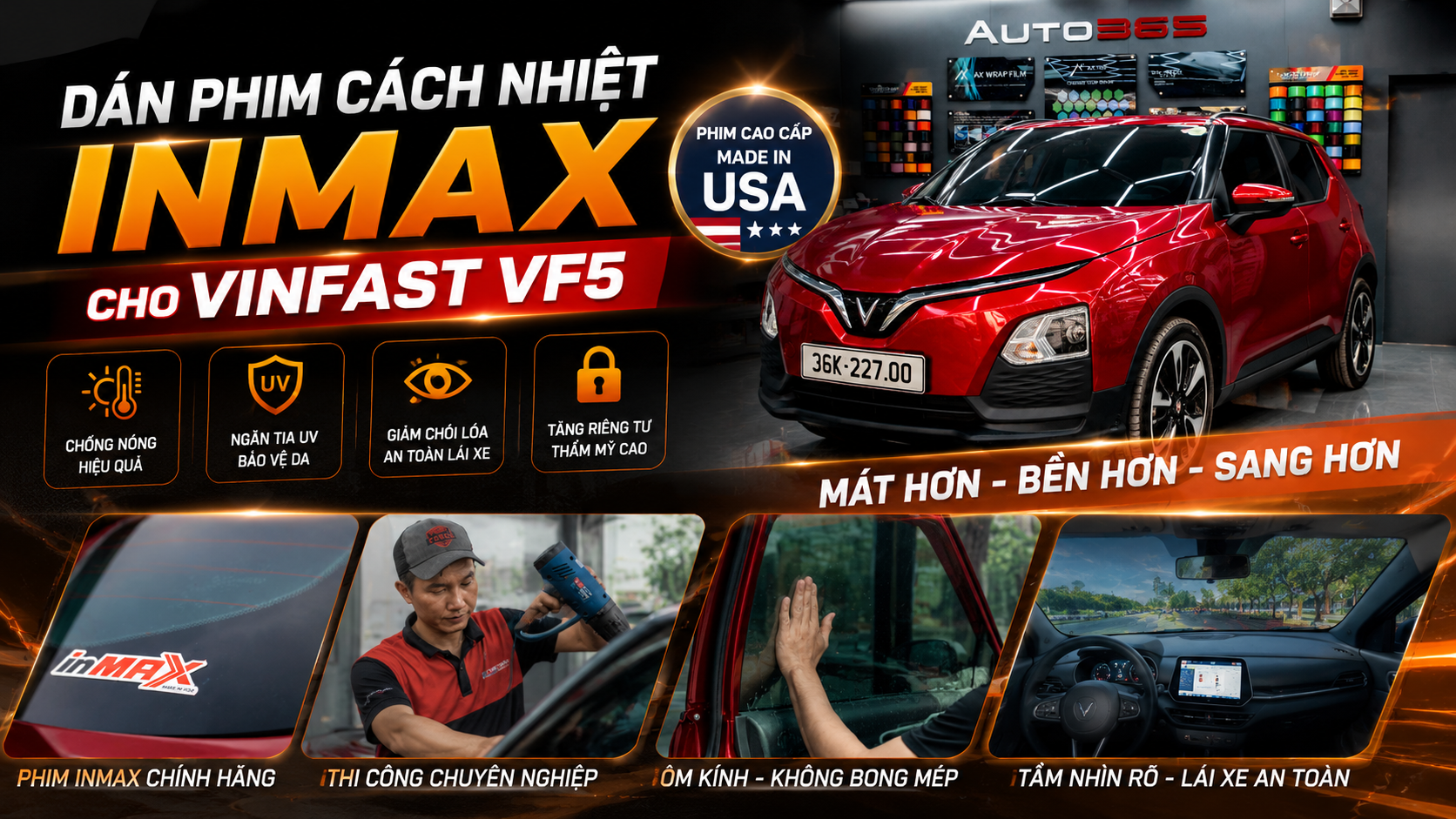 dan phim cach nhiet inmax cho vinfast vf5 7
