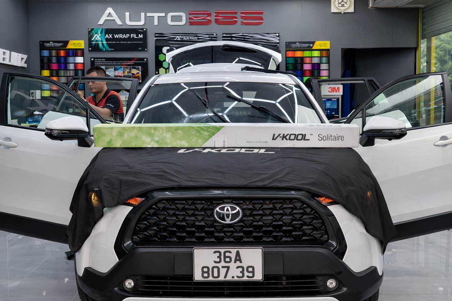 dan phim cach nhiet v kool cho toyota cross